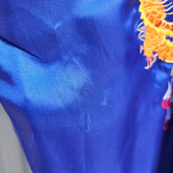 Golden Dragon Blue Robe M - Picture 3 of 6